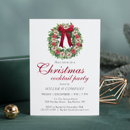 Kerstmis Cocktail Party Corporate Christmas Party Kaart