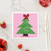 Kerstmis cocktail servet (Insitu)