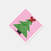 Kerstmis cocktail servet (Hoek)