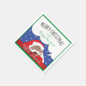 Kerstmis Cocktail servetten van de Kerstman van kl (Hoek)