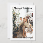 KERSTMIS COLLAGE WENSKAART SAVE THE DATE (Voorkant)