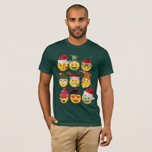 kerstmis collectie grappig shirt (Voorkant volledig)