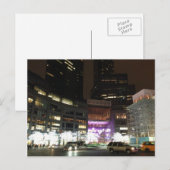 Kerstmis Columbus Circle New York NYC Foto Feestdagenkaart (Voorkant / Achterkant)