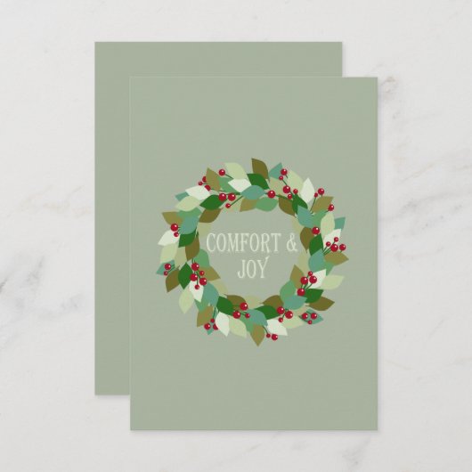 Kerstmis: Comfort en Joy (Voorkant / Achterkant)