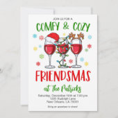 Kerstmis Comfy Cosy Friendsmas Kaart (Voorkant)