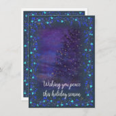 Kerstmis condoleance (Voorkant / Achterkant)