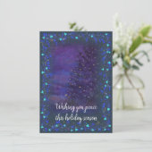 Kerstmis condoleance (Staand voorkant)