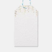 Kerstmis, Confetti, Joy Cadeaulabel (Achterkant)