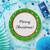 Kerstmis Confetti - kerstboomsprinken Papieren Bordje (Feest)