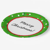 Kerstmis Confetti - kerstboomsprinken Papieren Bordje (Gekanteld)