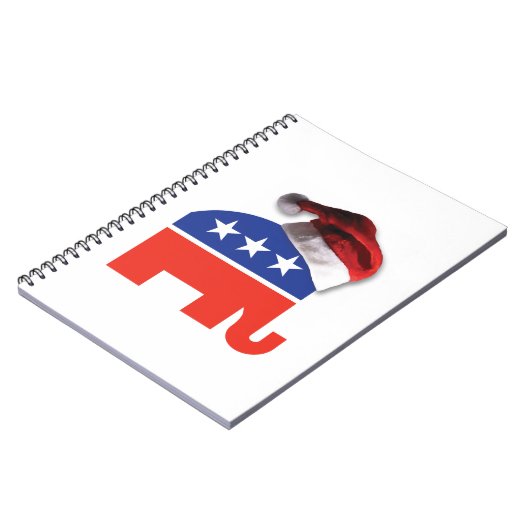 Kerstmis Conservatief Notitieboek (Linkerzijde)