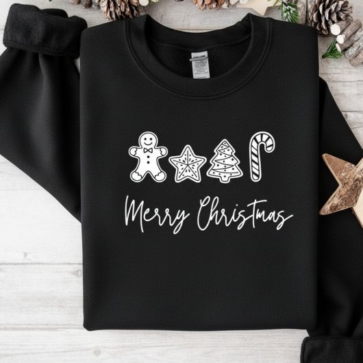 Kerstmis Cookie Festieve Feestdagen Trui