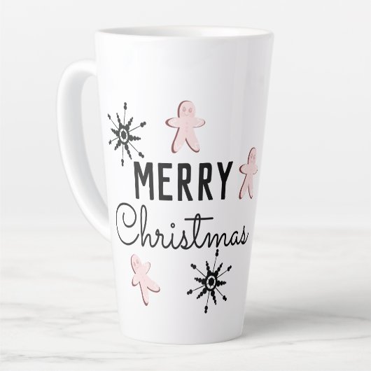 Kerstmis Cookie Peperkoek Latte Mok (Linkerhoek)