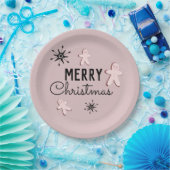 Kerstmis Cookie Peperkoek Papieren Bordje (Feest)