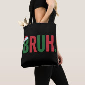Kerstmis Cool Meme Trendy Sarcasme Kerstmis Tote Bag (Dichtbij)