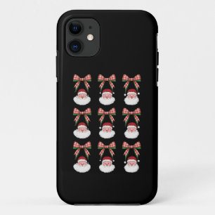 Kerstmis Coquette Strik Kerstman Vintage Xmas Retr Case-Mate iPhone Case