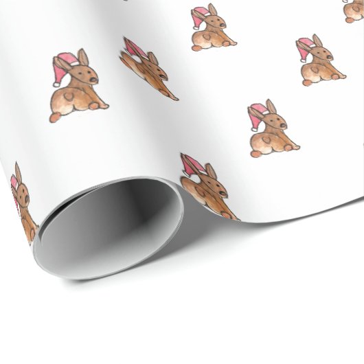 Kerstmis Corgi Butt Cadeaupapier (Rol Hoek)