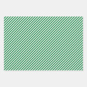 Kerstmis Corgi Dog en Stripes Inpakpapier Vel (Voorkant 3)