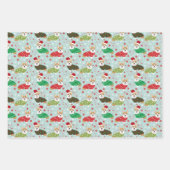 Kerstmis Corgi Dog Inpakpapier Vel (Voorkant 2)