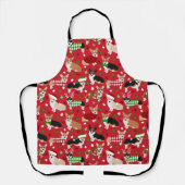 Kerstmis Corgi Dogs Schort (Voorkant)