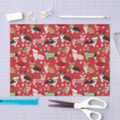 Kerstmis Corgi Dogs Tissuepapier (Craft)