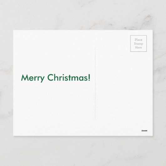 Kerstmis Corgi Feestdagenkaart (Achterkant)