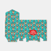Kerstmis Corgi Hond Favor Doos Bedankdoosjes (Uitgevouwen)