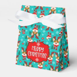 Kerstmis Corgi Hond Favor Doos Bedankdoosjes