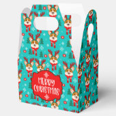 Kerstmis Corgi Hond Favor Doos Bedankdoosjes (Geopend)