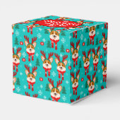 Kerstmis Corgi Hond Favor Doos Bedankdoosjes (Achterkant)