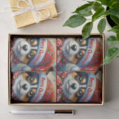 Kerstmis Corgi Hond Puppies Decoupage Tissuepapier (Geschenk)