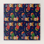 Kerstmis Corgis: feestelijke illustratie. Legpuzzel (Horizontaal)