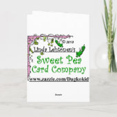 KERSTMIS-CORNY MAAR WAAR IK MIS JE FEESTDAGEN KAART (Achterkant)