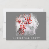 *~* Kerstmis Corporate Personal AP20 Snow Berry Kaart (Voorkant)