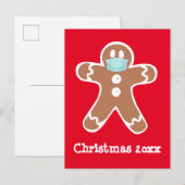 Kerstmis Covid Uw Jaar Briefkaart (Voorkant / Achterkant)