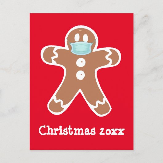 Kerstmis Covid Uw Jaar Briefkaart (Voorkant)