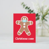Kerstmis Covid Uw Jaar Briefkaart (Staand voorkant)