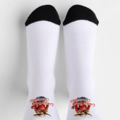 Kerstmis cowgirl Country wegen cowgirl laarzen Sokken (Top)