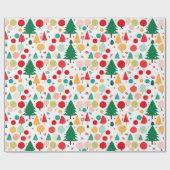 Kerstmis Craft Cadeaupapier (Vlak)