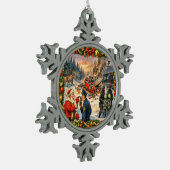 Kerstmis Crash Sneeuwvlok Ornament (Links)