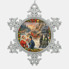 Kerstmis Crash Sneeuwvlok Ornament