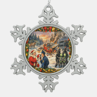 Kerstmis Crash Sneeuwvlok Ornament
