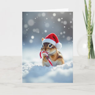 Kerstmis Creatuur Sneeuw Kaart