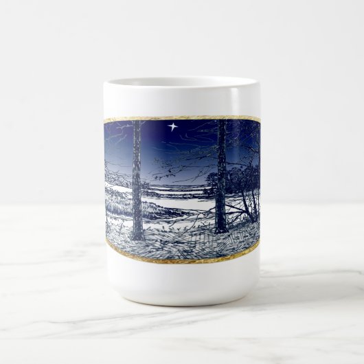 Kerstmis Creek II Mok kerstkaart (Center)