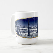 Kerstmis Creek II Mok kerstkaart (Voorkant links)