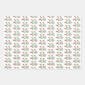 Kerstmis © Cross Country Running Wrapping Paper (Voorkant 3)