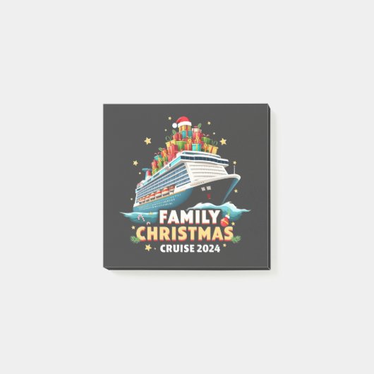 Kerstmis Cruise 2024 Familie Matching Outfit Post-it® Notes (Voorkant)