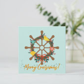 Kerstmis Cruise Nautilus Kaart (Staand voorkant)
