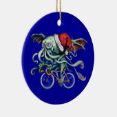 Kerstmis Cthulhu Keramisch Ornament (Rechts)