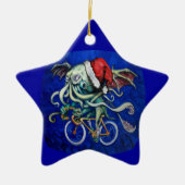 Kerstmis Cthulhu Keramisch Ornament (Voorkant)